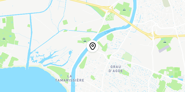 Géolocalisation de Chasse aux Œufs en Canoë – Cap Nature Agde