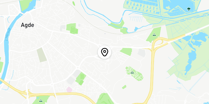 Géolocalisation de Maxi Zoo Agde