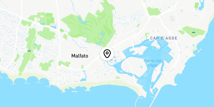 Géolocalisation de Aqualand Cap d'Agde