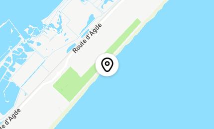 Géolocalisation de Plage du Castellas Sète