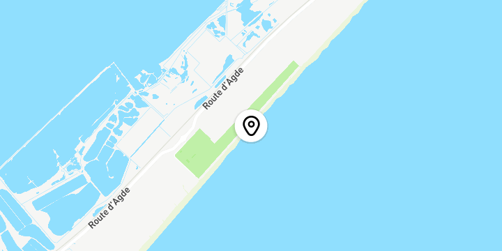 Géolocalisation de Plage du Castellas Sète