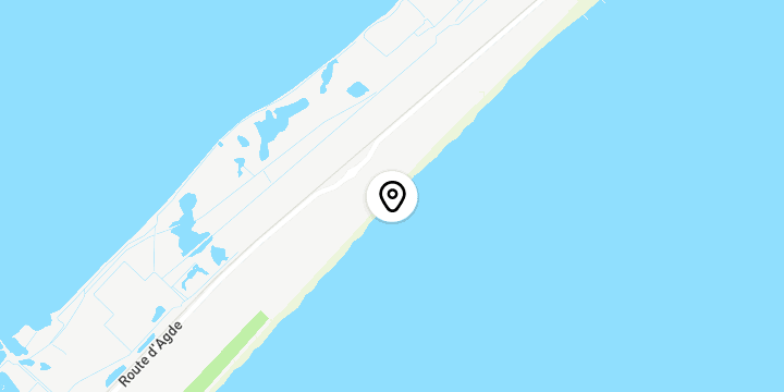 Géolocalisation de Plage Jalabert Sète