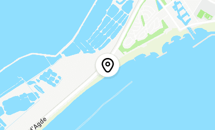 Géolocalisation de Pumptrack de Sète