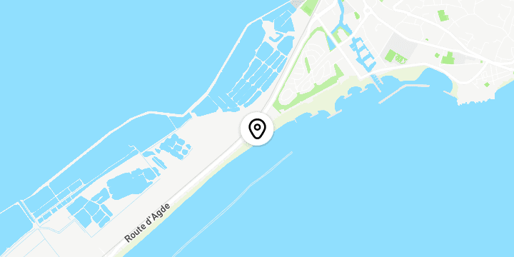 Géolocalisation de Pumptrack de Sète