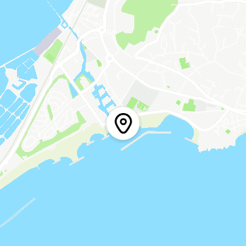 Géolocalisation de Plage des Quilles Sète