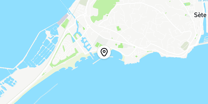 Géolocalisation de Plage de la Corniche Sète