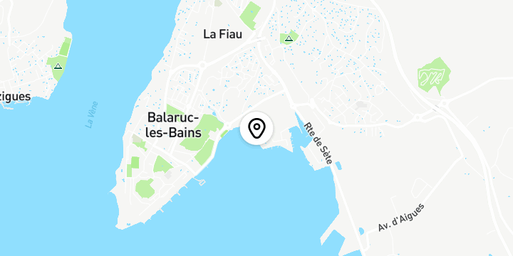 Géolocalisation de Le Nostalgia à Balaruc les Bains