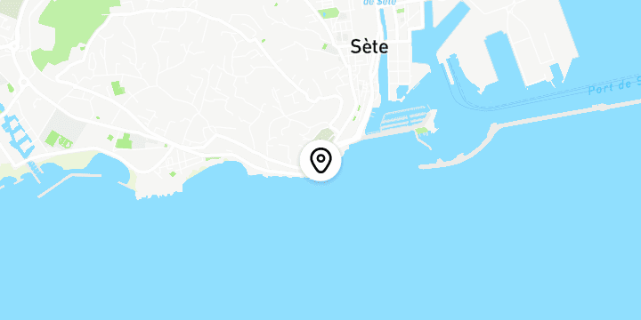 Géolocalisation de Le Cimetière Marin de Sète
