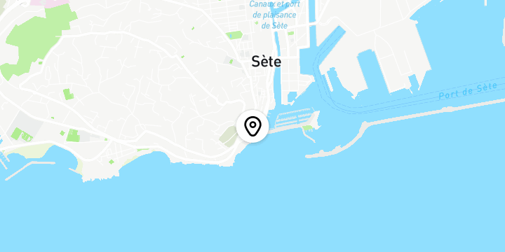 Géolocalisation de Terre et Mer Sète