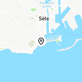 Géolocalisation de Hôtel Port Marine à Sète