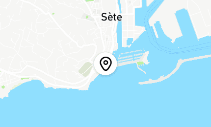 Géolocalisation de Hôtel Port Marine à Sète