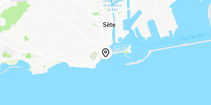 Géolocalisation de Hôtel Port Marine à Sète