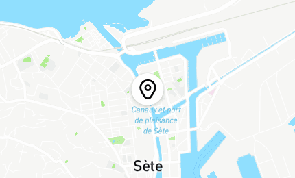 Géolocalisation de Pédalo inter-bars à Sète