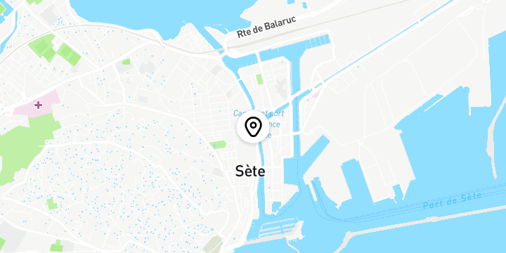 Géolocalisation de Le Grand Hôtel Sète