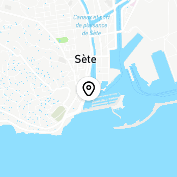 Géolocalisation de Coquillages et Crustacés Sète