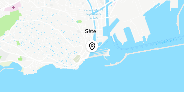 Géolocalisation de Coquillages et Crustacés Sète