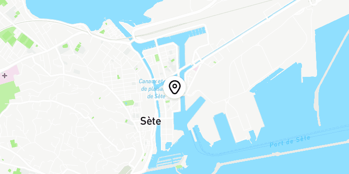 Géolocalisation de Rue de Tunis à Sète