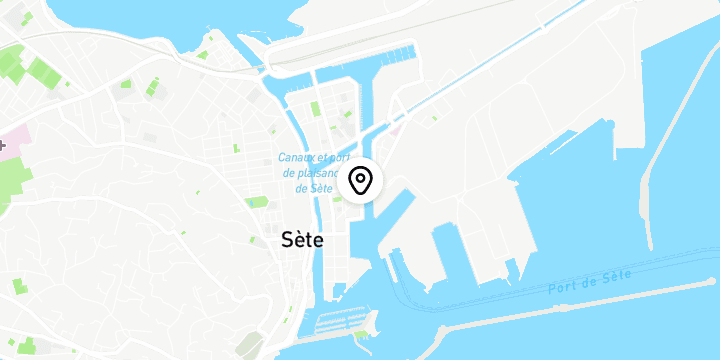 Géolocalisation de Quai de la République à Sète