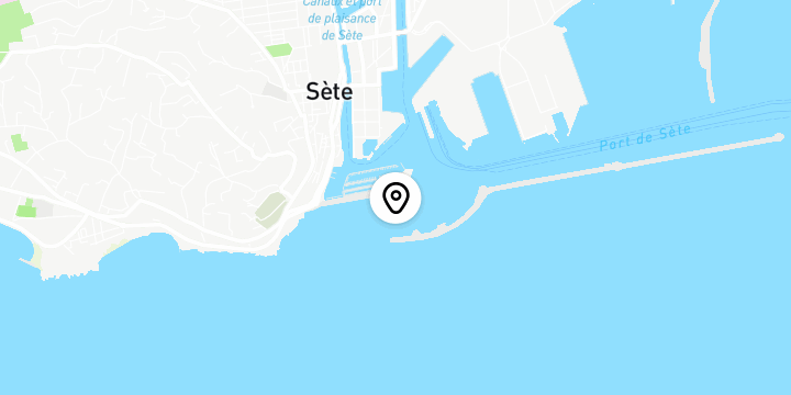 Géolocalisation de Balades en Kayak à Sète