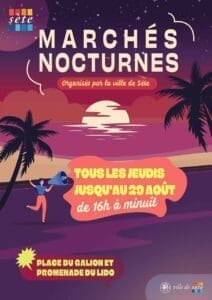 Marché Nocturne Artisanal - Quartier des Quilles Sète