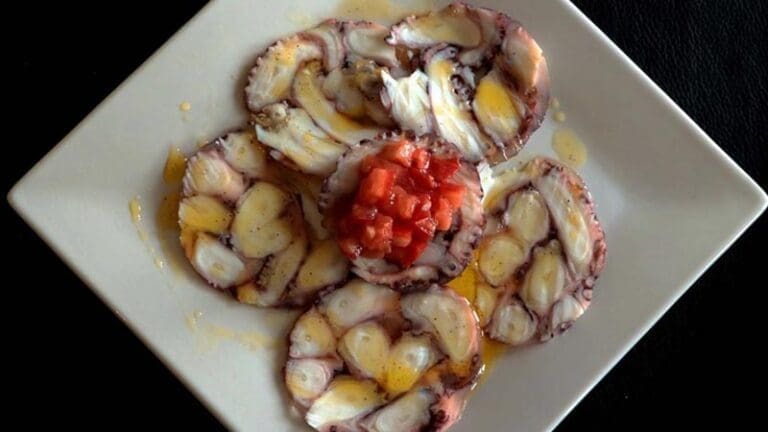 Carpaccio de Poulpe par Jean Brunelin