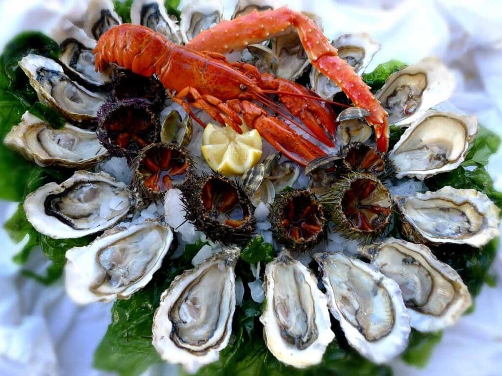 Manger des fruits de mer à Sète