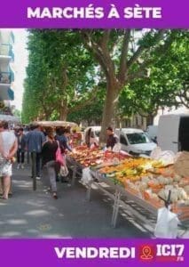 Marchés à Sète – Vendredi avenue Victor Hugo