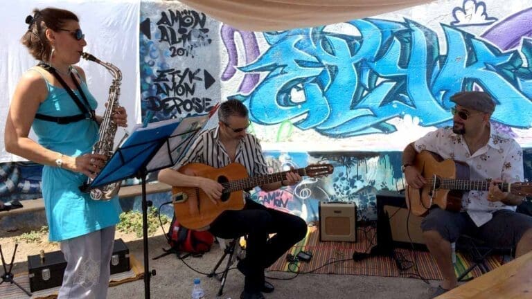 Place de l'Hospitalet à Sète