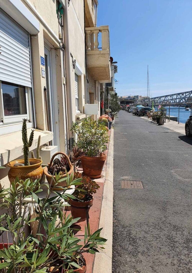 Quartier de La Pointe Courte à Sète