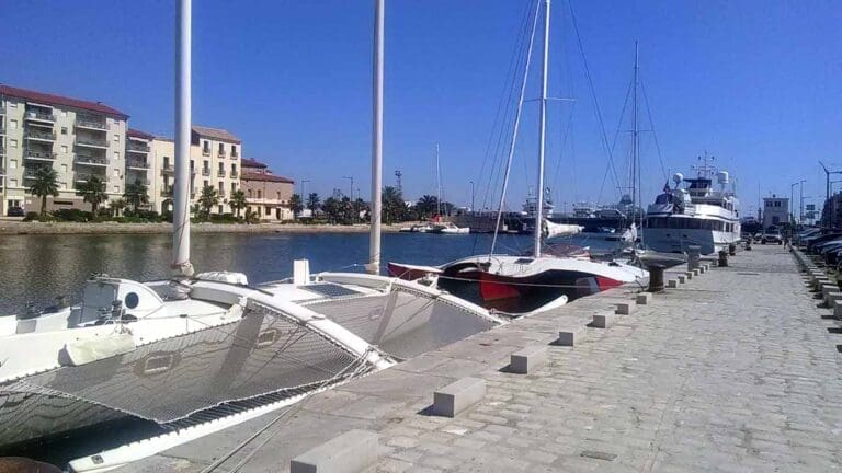 Quai de la République à Sète