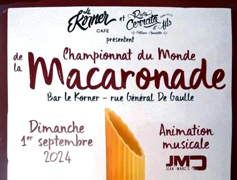 Championnat du Monde de la Macaronade 2024