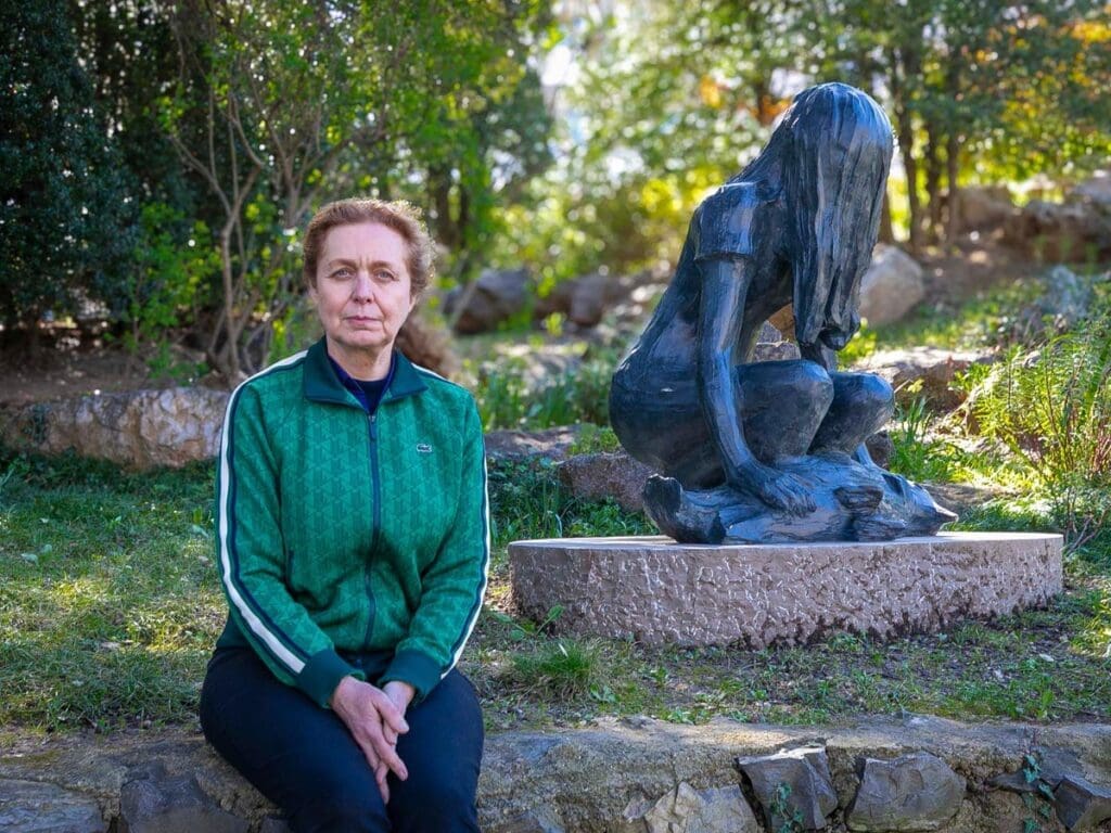 Nouvelle sculpture au Parc Simone Veil