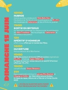 Fête de La Pointe Courte 2025 à Sète Programme 03