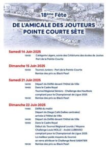 Fête Amicale des Jouteurs Pointe-Courte