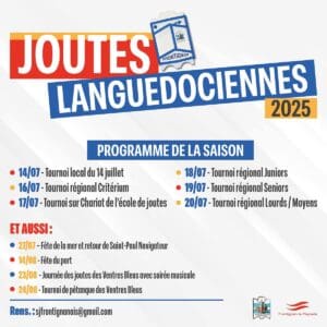 Tournois De Joutes 2025 Frontignan Programme