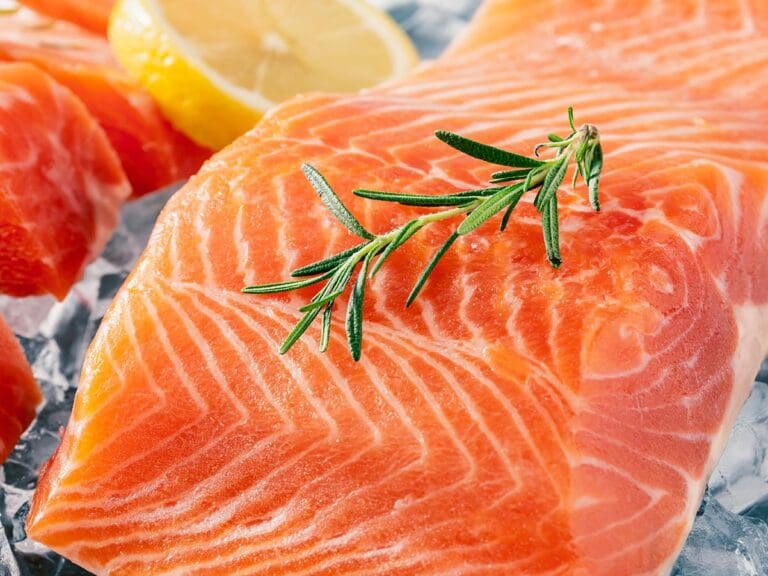 Saumon frais à Sète