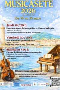 MUSICASETE 2026 – 16ème édition