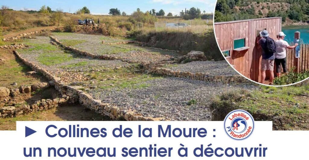 Nouveau sentier de randonnée aux Collines de la Moure