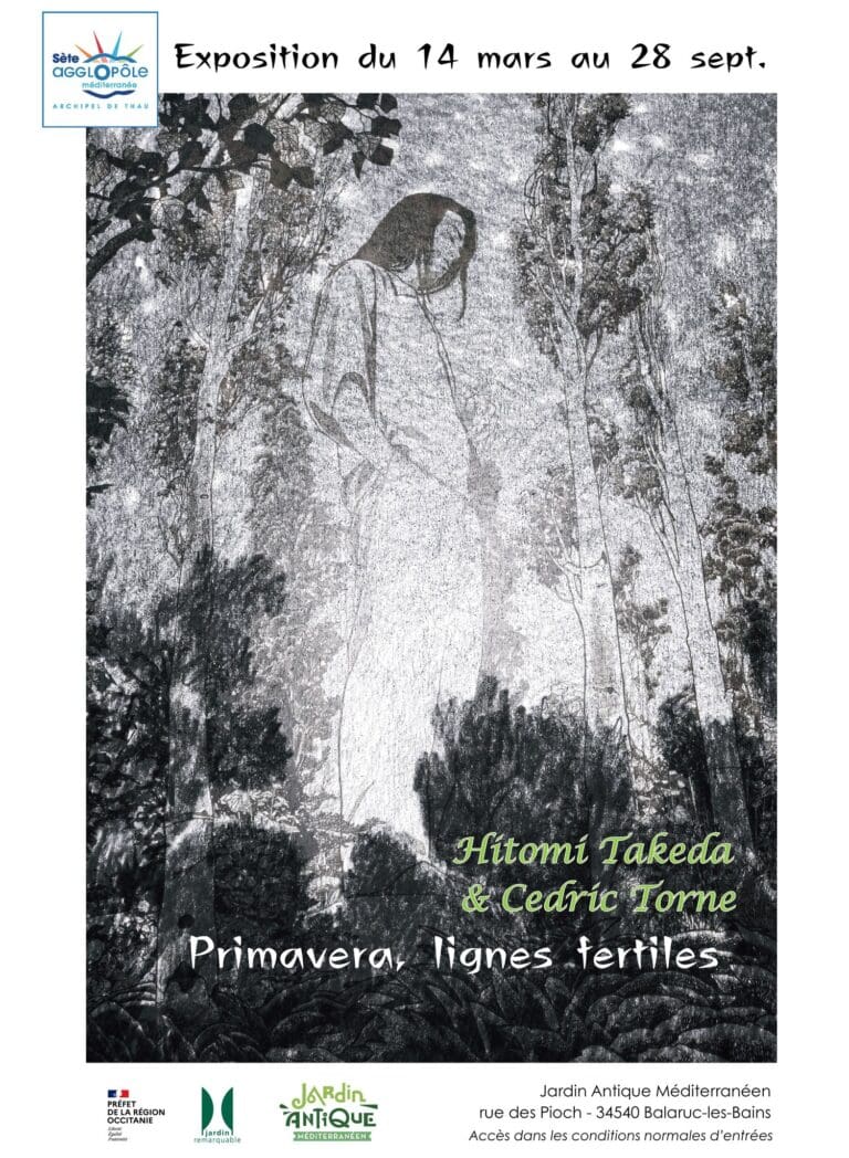 Primavera, lignes fertiles : rencontre et dessins au jardin – Hitomi Takeda & Cédric Torne