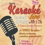 Karaoke avec fun live Affiche