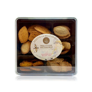 Boîte métal assortiment salés 6 saveurs 500g Kémias La Belle Époque coffret cadeau apéritif