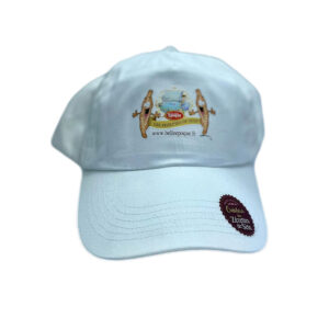 Casquette Zézette de Sète blanc broderie logo La Belle Époque cadeau souvenir
