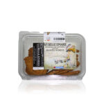 Kémias Gastounet olives noires boîte transparente 150g biscuit apéritif Languedoc