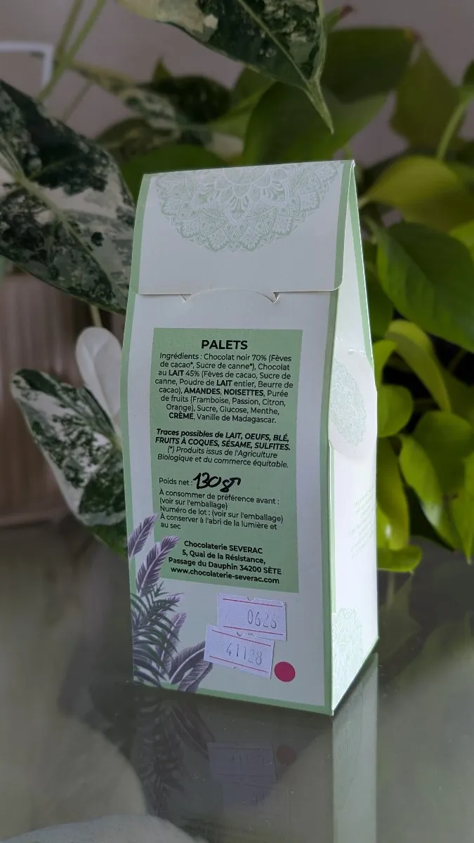 Palèts Chocolat Artisanaux