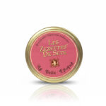 Zézette de Sète boite cylindrique métal or doré 200g cadeau gourmand