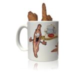 Zézette de Sète mug céramique blanc collection biscuits artisanaux Frontignan