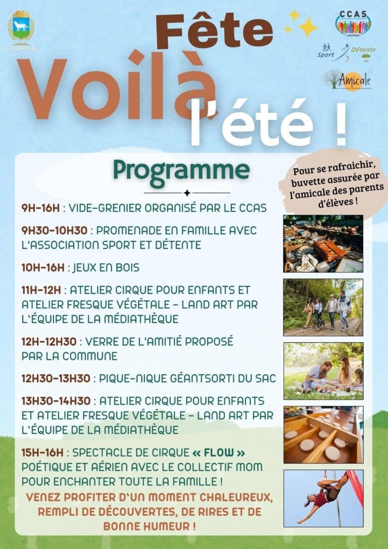 Fete Voila Lete A Loupian Programme