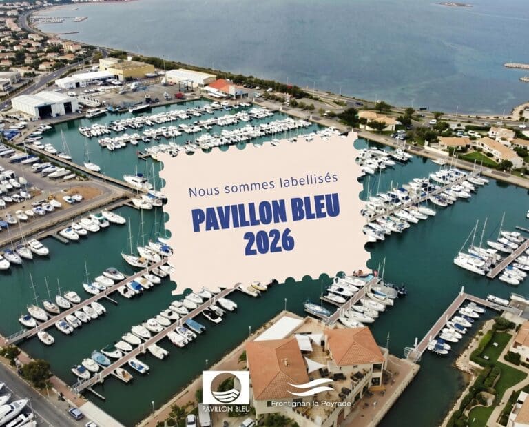 Frontignan la Peyrade : Pavillon Bleu 2026, 29e année !