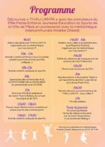 Journee Jeunesse Speciale Thau Lanta Programme