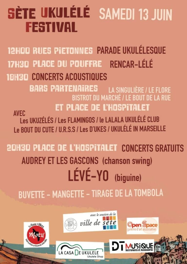 Sete Ukulele Festival 2026 Le Programme